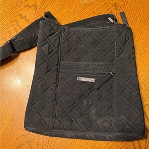 Vera Bradley Quilted Black Crossbody Bag